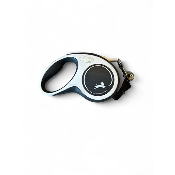 NEW Flexi Comfort Retractable Dog Leash Black Gray Small 16 Foot Tape 33 lbs Max - Picture 1 of 5